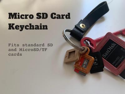 Micro SD Card Keychain