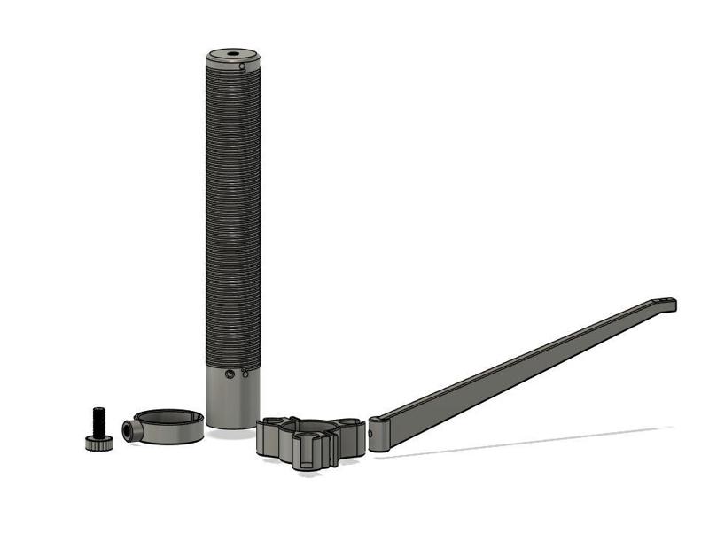Portable Vertical Antenna Loading Coil Base  46uH
