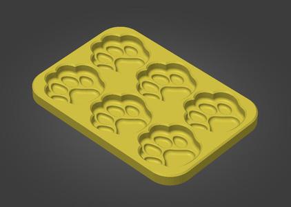 Paw Shaped Mold