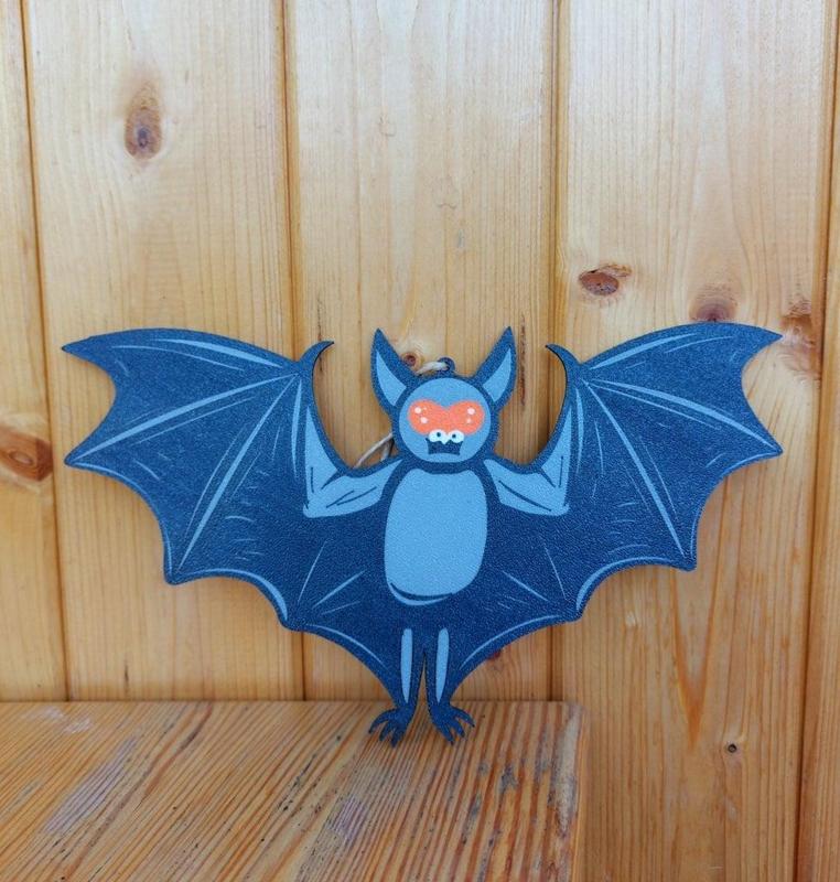 Halloween cartoon Bat window decoration