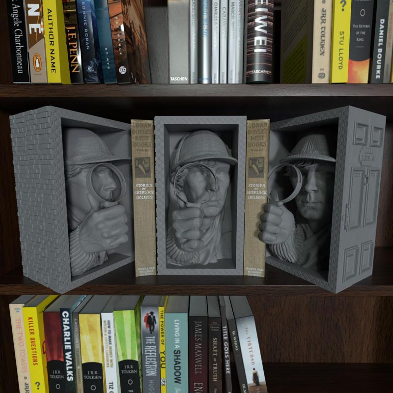 Book Nook Sherlock Holmes. Benedict Cumberbatch