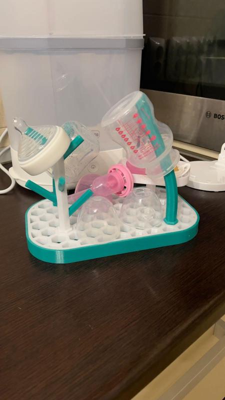 Modular baby bottle draying system