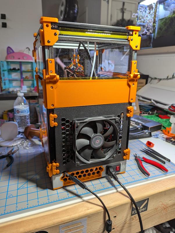Voron v0.2r1 rear panel for 120mm PC fan