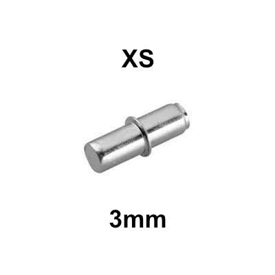 Shelf Pegs (3mm) XS (Beveled / Round Ends)
