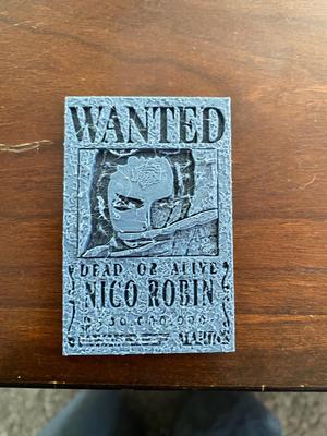 Robin Post Wano bounty poster