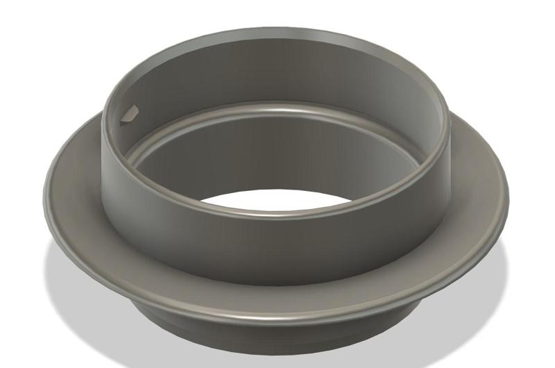 Průchodka na zeď mobilní klimatizace ETA pro flexi potrubí 155 mm - Grommet for wall ETA mobile air conditioner for flexible pipes 155 mm