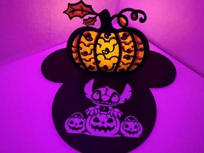 disney Halloween Stitch licht