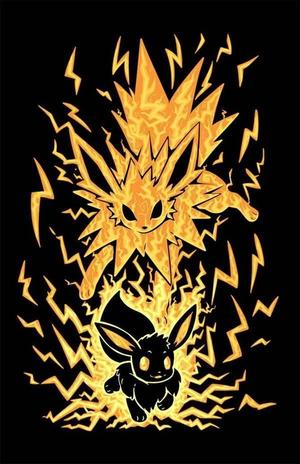 Eevee/Jolteon Evolution Hueforge Art