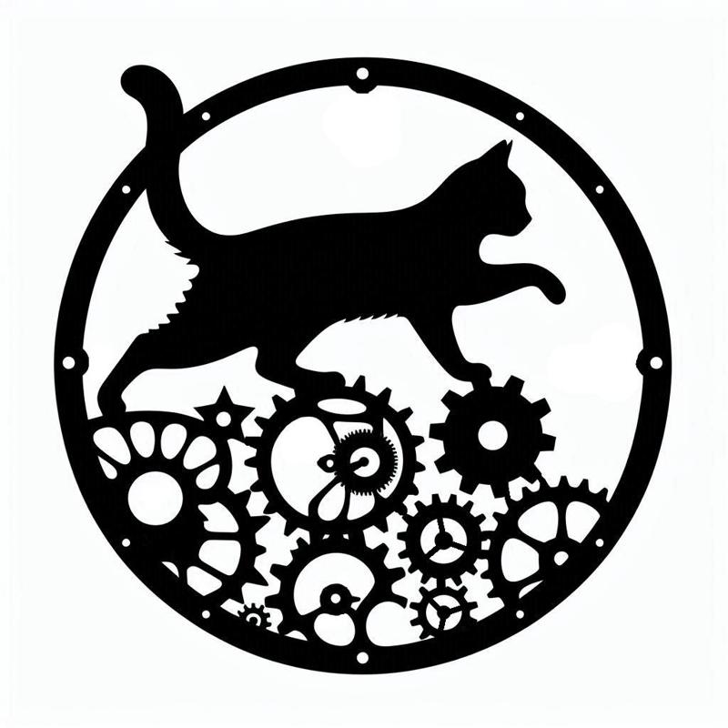 Crazy cat running inside my head - grills