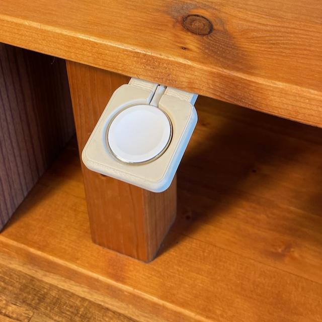 iWatch stand under desk / shelf