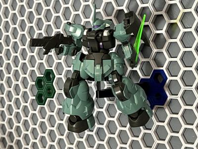 Honeycomb Storage Wall - Gunpla Display Arms