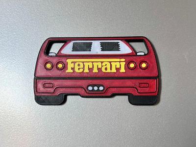 Ferrari F40 fridge magnet