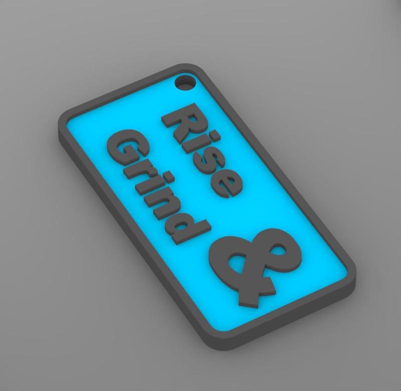 3D Quote Keychain - 6