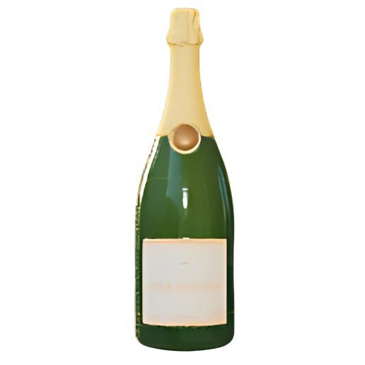Elegant Champagne Bottle