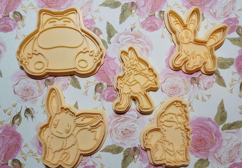 Pokemon Cookie cutter Set 002