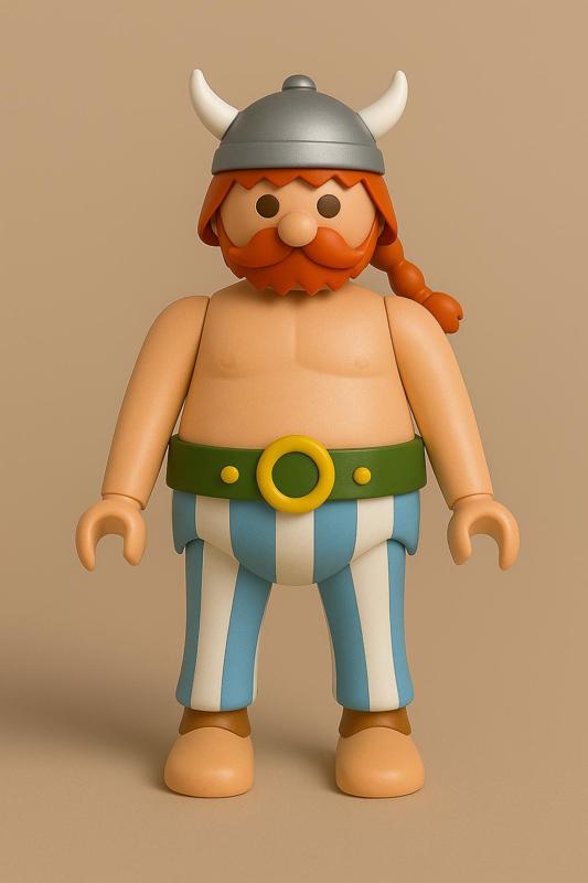 Obélix – Playmobil-Style Gentle Giant of Gaul Figurine