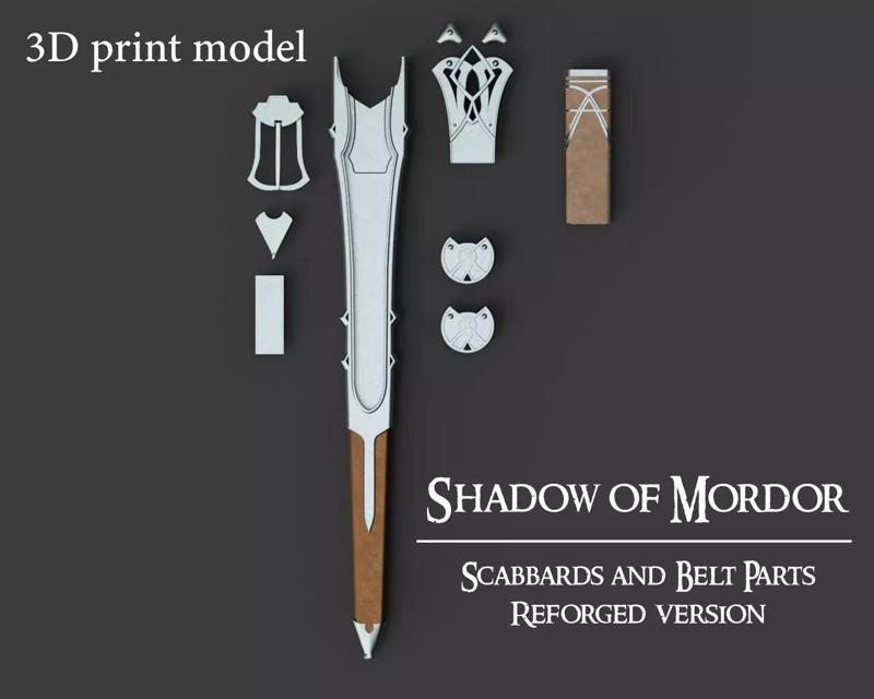 Urfael and Acharn Scabbards Reforged - Shadow of Mordor