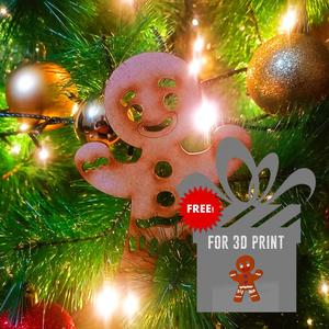 Gingerbread Man [CNC Laser - 3D Print] [CNC Laser - 3D Print].
