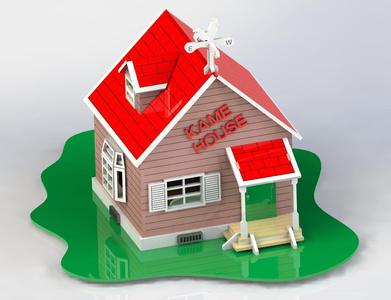 Kame House DBZ LaserCut (Dwg - Dxf - Pdf - Svg)