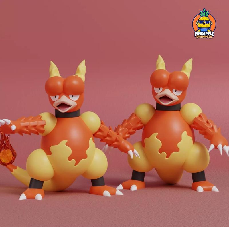 Pokemon - Magmar with 2 poses