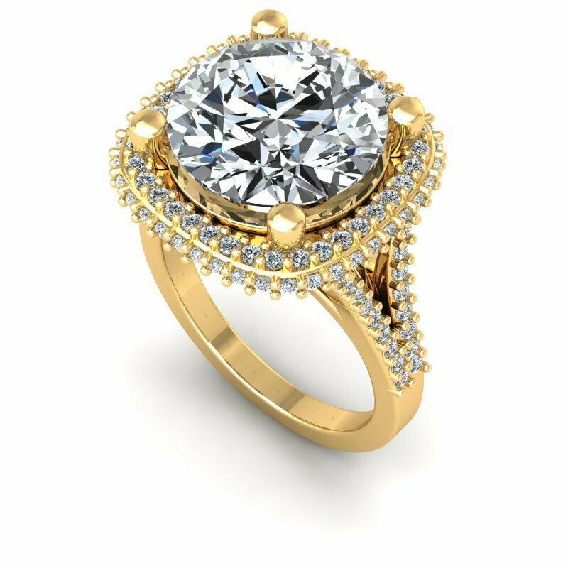 3D jewelry Ring Model 2300-R