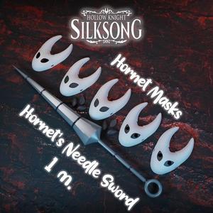 Hornet Masks and Sword Pack - Hollow Knight Silksong