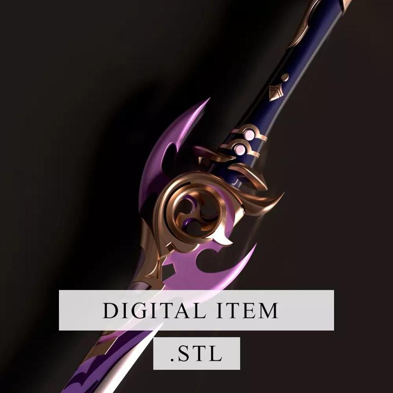Genshin Impact - Mistsplitter Reforged - 3d file stl