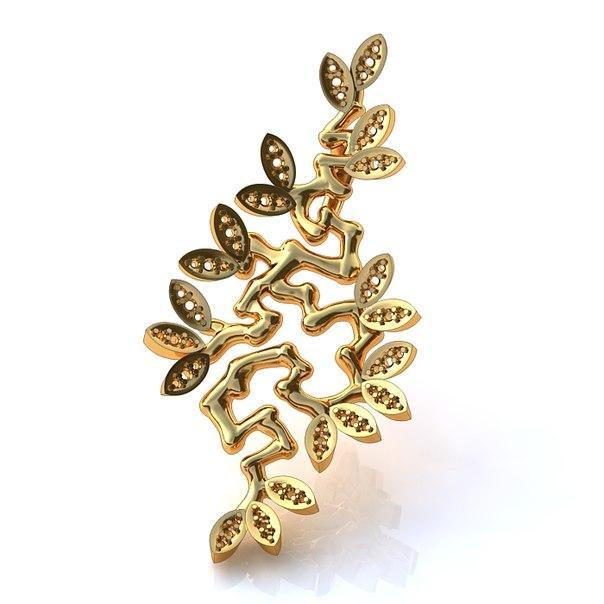 Love Leaf Wedding Ring 321