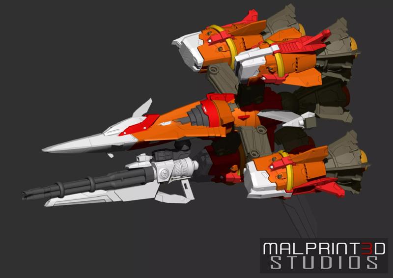 MB Inspired Gunbarrel Striker Pack for MG Strike Gundam VerRM