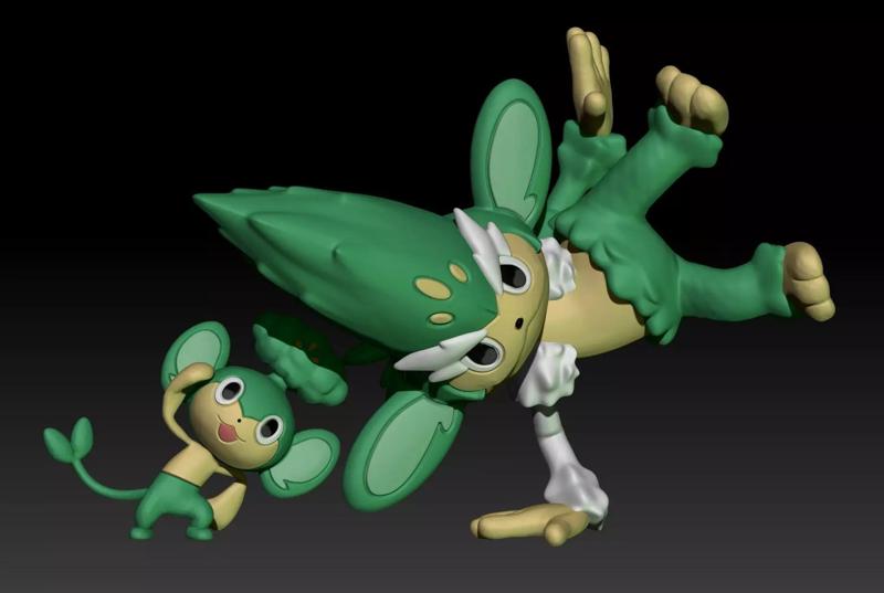 Pokemon Pansage Simisage