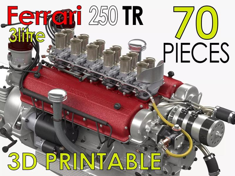 Ferrari 250 TR Colombo Engine - 3 liter - 1st version