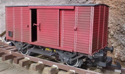 Covered wagon, 1:32 scale gauge 1