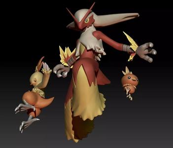 Pokemon Torchic Combusken Blaziken