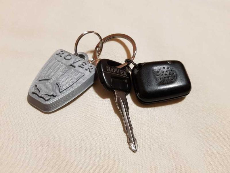 Llavero insignia Rover/Rover Badge Keychain