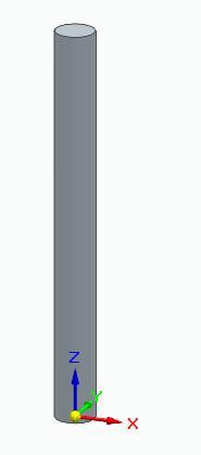 Cilinder round 40 x200mm
