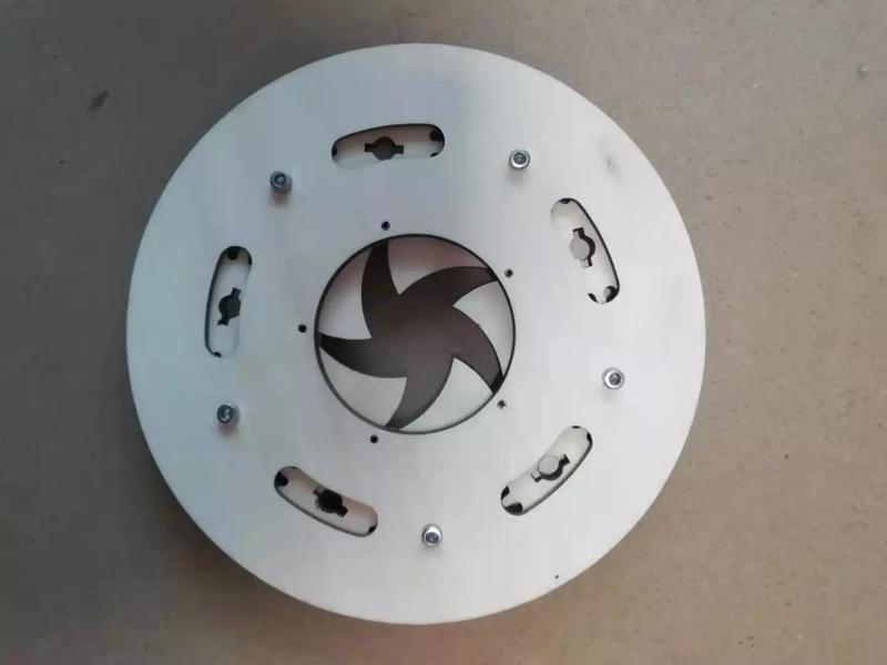 Laser cut planetary gear type iris mechanism-5 leaves-D150d52