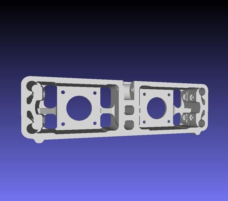 Remix face arrière pour double moteurs d'extrusions