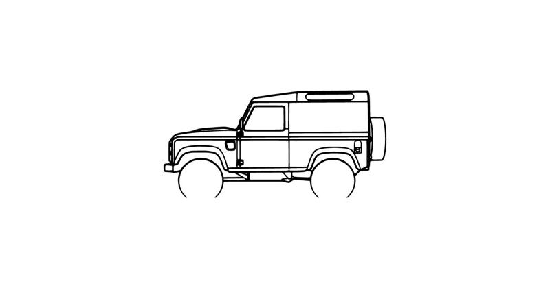 Land Rover Defender 90 1990