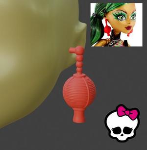 Monster High Jinafire Long G1 New Scaremester Earrings