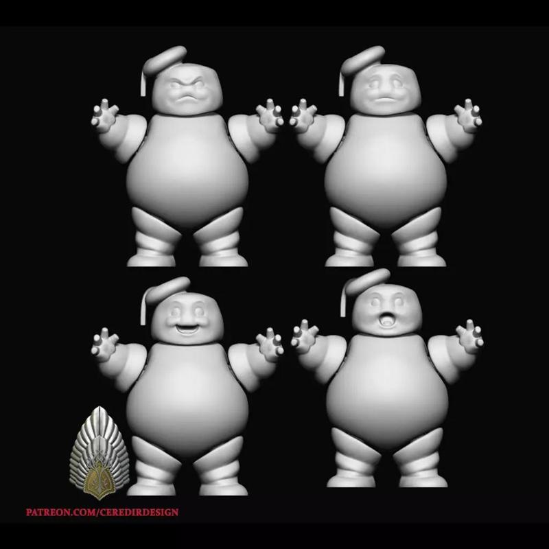 Stay Puft Marshmallow Man Flexi 3d digital download