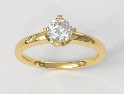 5mm Diamond Solitaire Ring