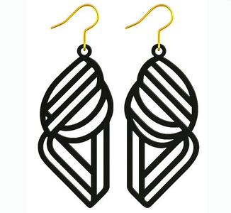 Modern earrings