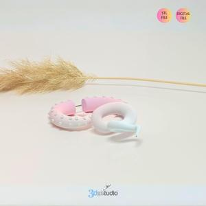 TENTACLE EARRING 3D STL FILE