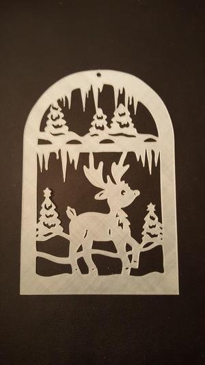 Deer in the snow