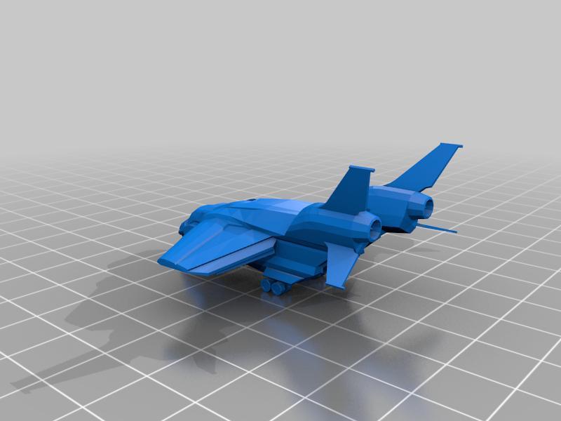 SciFi Vehicle - QuinJet - 6mm