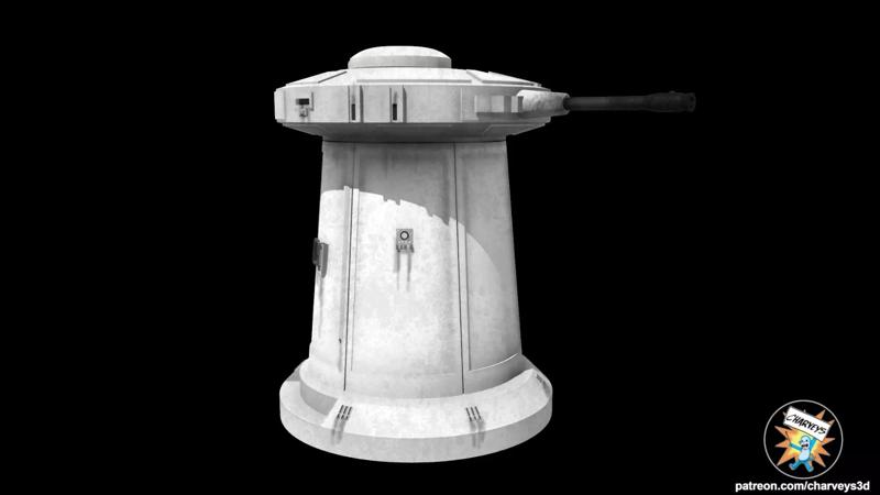 Star Wars Hoth DF9 Anti-Infantry Battery for action figures