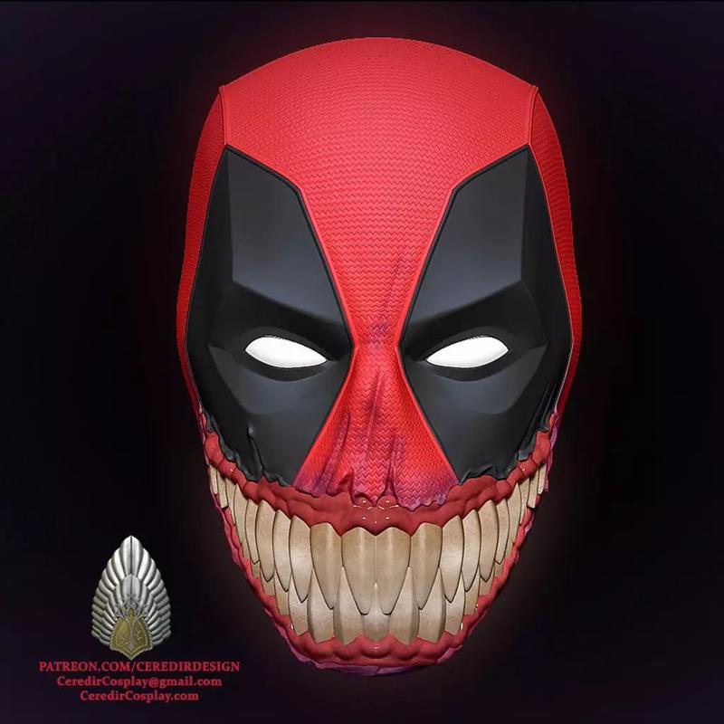 Venomized Deadpool Venom MAshup 3D DIGITAL DOWNLOAD