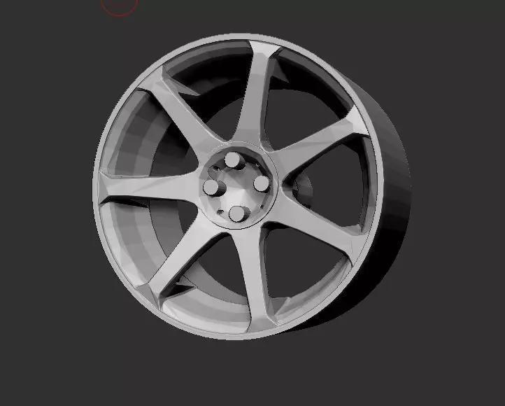 Konig Tantrum Wheels 3D Print Ready 3D print model Rims