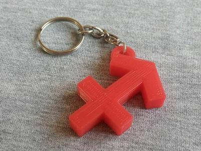 Sagittarius - SIGN ZODIAC KEYCHAIN HOROSCOPE