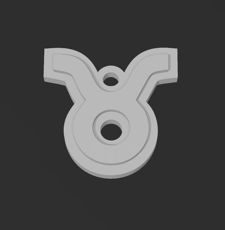 Taurus keychain necklace HD 5